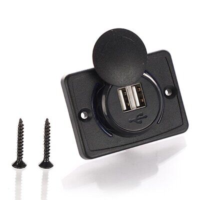 Caricatore Panello USB da Incasso Universale 2 Porte: 5V 1A e Carica Veloce