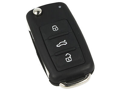 Guscio Chiave Telecomando 3 Tasti Con Lama HU66 Batteria Su Circuito Senza