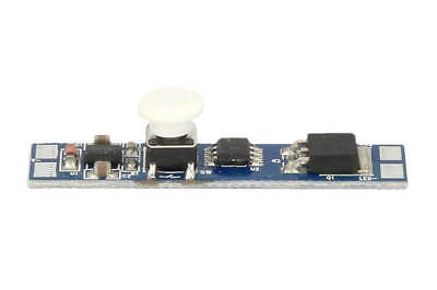 Interruttore On Off Dimmer Con Bottone 12V 24V 8A Per Profilato Alluminio