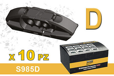 Kit 10 Attacchi D Per Spazzole Tergicristallo Carall S985 Flat e T191 Ibrida <p