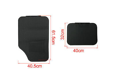 Kit Tappetini Auto In Gomma Universale Anteriori 61,5X40,5cm Posteriori 40X32cm