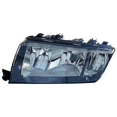 Faro fanale anteriore Destro FABIA 99-07 HELLA H7+H3 con motorino nero