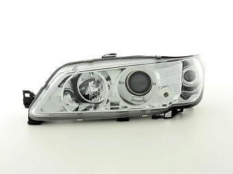 Coppia Fari Fanali Anteriori Tuning 306 93-96 cromato