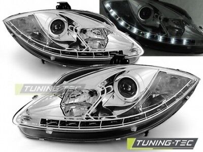 Faro Fanale Tuning LEON ALTEA TOLEDO 06.05-09 DAYLIGHT Cromato