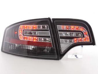Coppia Fari Fanali Posteriori Tuning LED A4 Berlina (8E) 04-07 nero