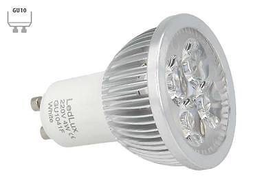 Faretto Lampada LED GU10 4X1W Bianco Freddo 220V