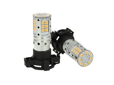 COPPIA Lampade Led PY24W Canbus Arancione Per Frecce Anteriore R8 X3 X5 X6 Z4