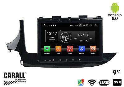 Autoradio Android 8.0 Mokka GPS DVD USB SD WI-FI Bluetooth Navigatore