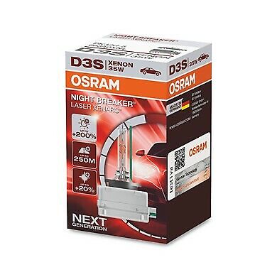 1 Lampada Lampadina Luce OSRAM XENARC NIGHT BREAKER [LASER] D3S +200% 250mt