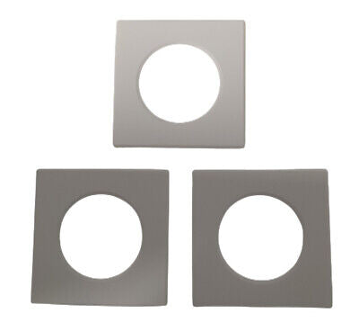 3 Pezzi Coperchi Quadrati Bianco Per Faretti Led FP8705W <table class="table