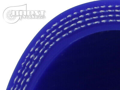 Connettore in silicone 10mm. 75 mm di lunghezza. blu
