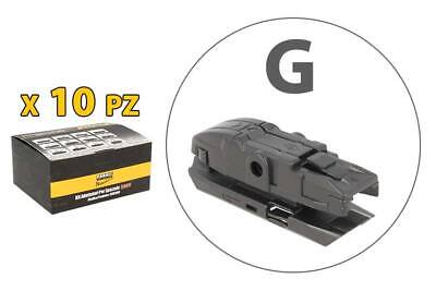 Kit 10 Attacchi G Per Spazzole Tergicristallo Carall S985 Flat e T191 Ibrida <p