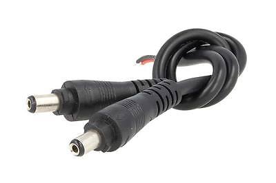 2 PZ Connettori Spinotto Maschio DC Con Lock Blocco Di Sicurezza Diametro 55mm x