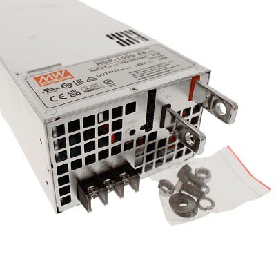 <p>MeanWell RSP-1500-48 Alimentatore Led 1500W 48V 32A Senza Ventola Input 220V