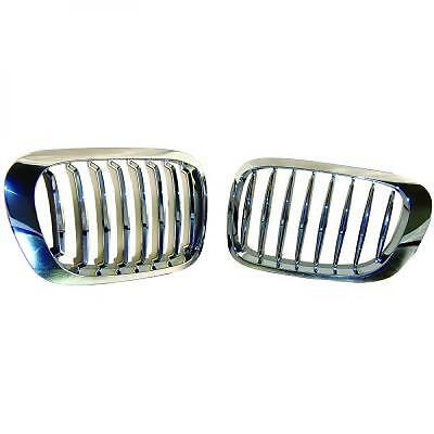 Calandra Griglia Mascherina TUNING Serie 3 E46 99-03 CROMATA Coupe' e cabrio
