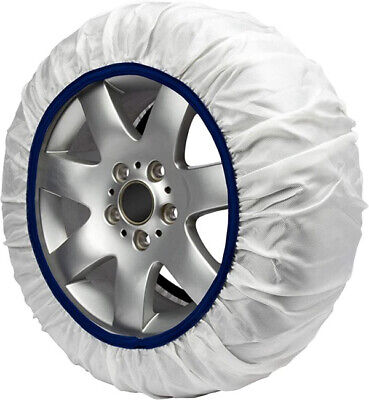 Calze Da Neve per Auto Omologate EN 16662-1 Modello Bianco Standard Misura XL