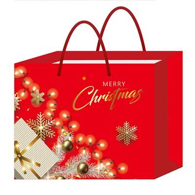 12 Pezzi Sacchetti da Regalo Per Natale Buste Borse Orizontale Merry Christmas