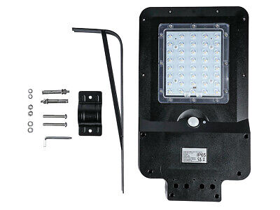 Lampione Stradale Led 15W Con Pannello Solare e Sensore Movimento 6400K Street