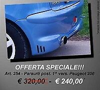 206 Cabrio Paraurti posteriore 1a versione