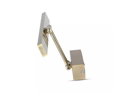 Applique Lampada Led Da Parete Moderna 8W Golden Lunghezza 455mm 4000K Con