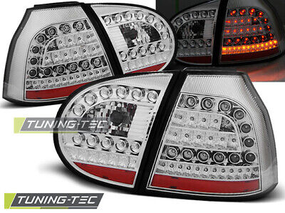 FANALI POSTERIORI A LED CROMATI per GOLF 5 10.03-09
