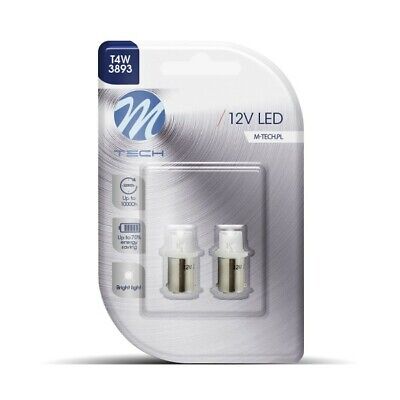 Lampada Led Blister 2x LED L007 Ba9s bianco