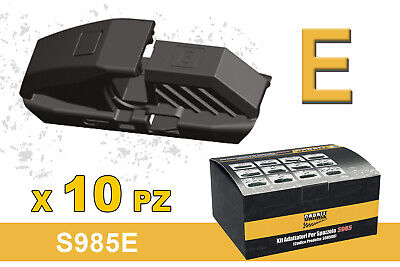 Kit 10 Attacchi E Per Spazzole Tergicristallo Carall S985 Flat T191 Ibrida <p