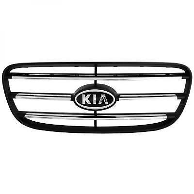 Calandra Griglia Mascherina PICANTO 08-11 nera cromata con logo