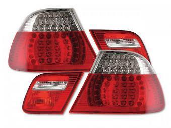 Coppia Fari Fanali Posteriori Tuning LED serie 3 Coupe (E46) 03-06, Rossi
