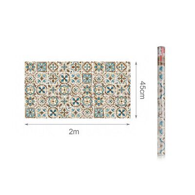 6 Rotoli Carta Adesive Per Mobili 45X200cm Colorati con Disegni da Parati