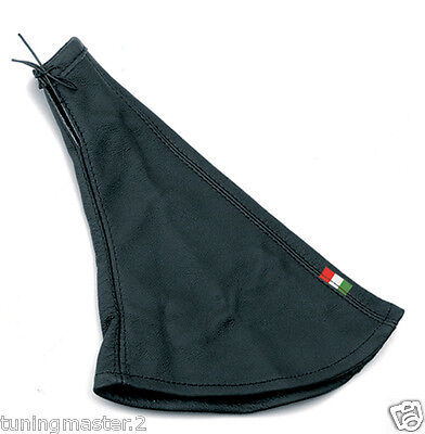Cuffia Leva Freno a Mano Universale in Pelle Nera Simoni Racing 7111