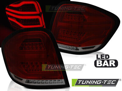 LED BAR TAIL LIGHTS RED SMOKE fits M-KLASA W164 05-08