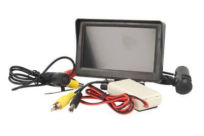 Kit Retromarcia Telecamera Portatarga Monitor 4,3'' Wireless 12V Camper Furgone