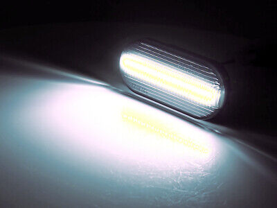 Kit Freccia Laterale a Led Side Marker Lente Trasparente Luce Bianco PerGolf