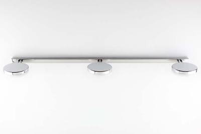 Lampada Led Modello GILDA S 8W 220V Acciao Cromo Con Vetro Diffusore Satinato