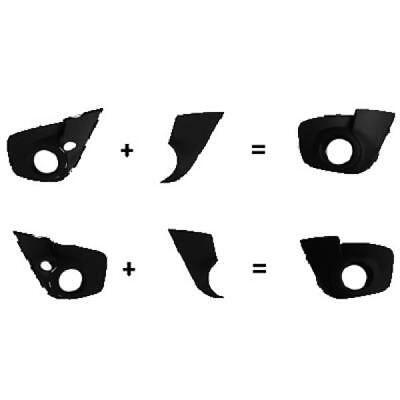 Coppia griglie paraurti TWINGO 07-11 modello Dynamic per