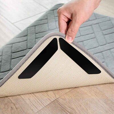 8pz Adesivi Ferma Tappeto Antiscivolo Forma a Trapezoidale Lungo 30x180x2.5mm