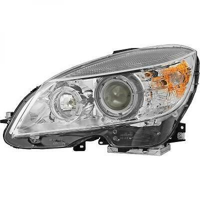 Faro anteriore bixenon sx CLC CL203 08-11 cromato D1S/H7 centralina 203