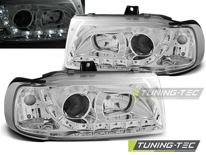 HEADLIGHTS DAYLIGHT CHROME fits SEAT IBIZA/CORDOBA/POLO VARIANT, SEDAN