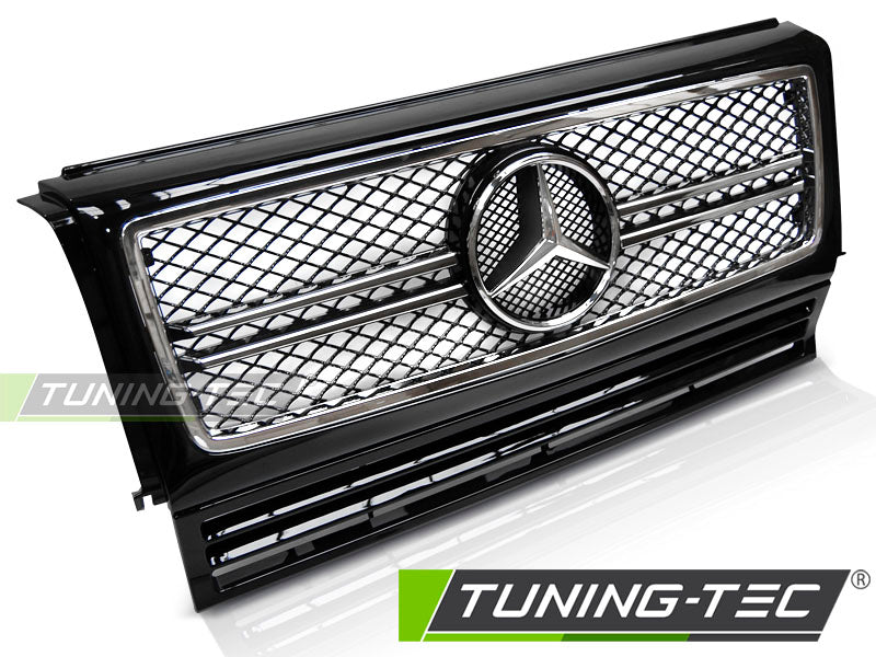 GRILLE SPORT BLACK CHROME fits MERCEDES W463 90-12