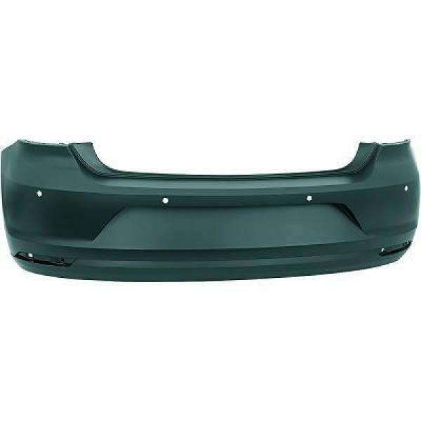 Paraurti posteriore POLO 14-17 per sensori parcheggio verniciabile no GTI fo