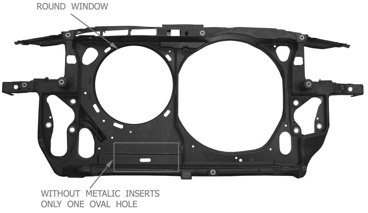 Ossatura frontale maschera completa PASSAT 00-05 vetture con clima tutte escl