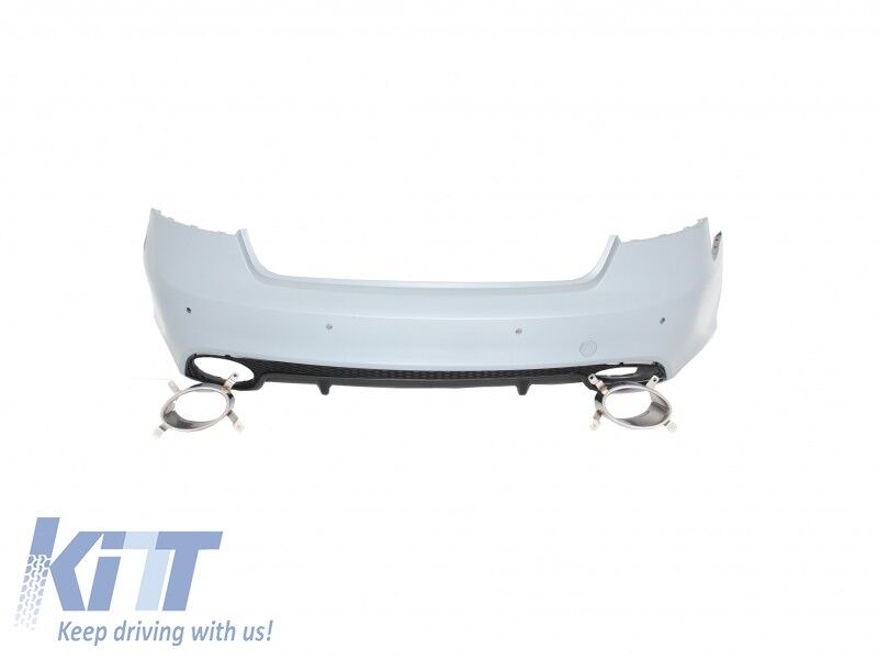 Paraurti posteriore tuning A5 S5 8T 2007-15 Coupè Cabrio RS5 style scarichi
