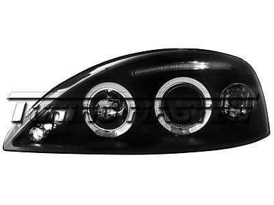 Corsa C 01->06 Fari Anteriori Angel Eyes Neri