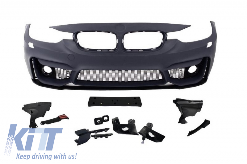 Paraurti Tuning anteriore serie 3 F30 F31 2011 > 2014 M3 look no fendinebbia