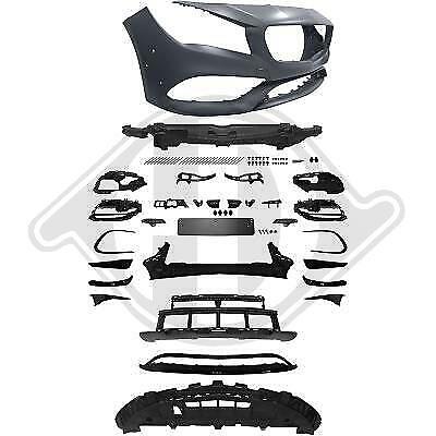 Paraurti anteriore Tuning CLA 13-19 Stile AMG con fori per sensori di parcheggio