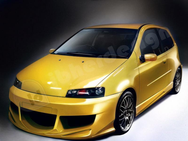 KIT ESTETICO BODY KIT TUNING PUNTO II 3 porte PHAZER 1999-2003 vetroresina