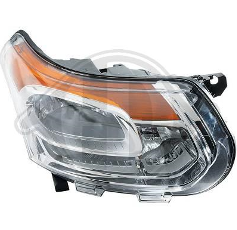Faro anteriore dx Destro C3 PICASSO 09- con motor reg el DEPO H7+H1 6206N5