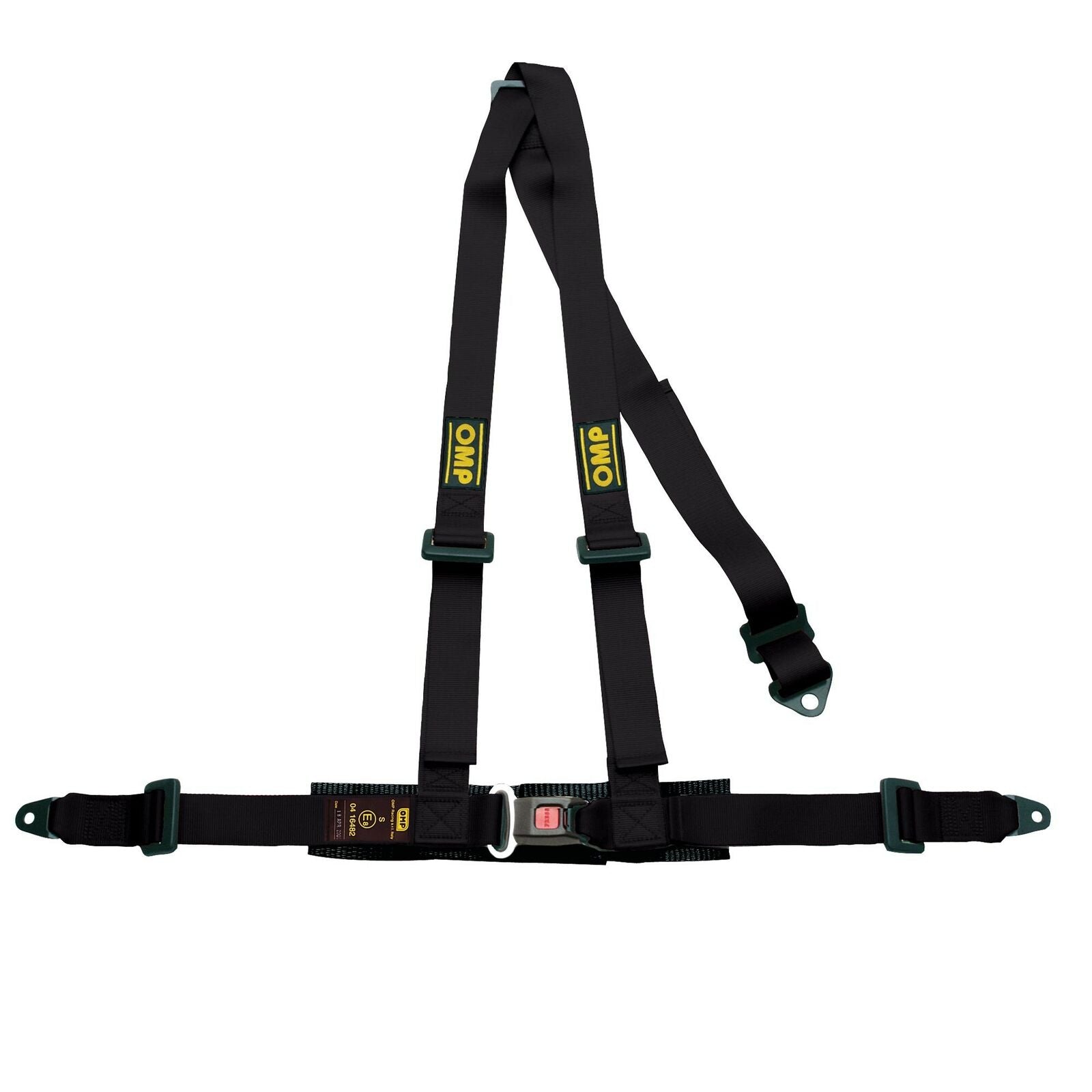 Bänder Sicherheit OMP Racing DA504071 Gürtel Road 3 Elemente Schwarz