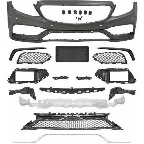 PARAURTI ANTERIORE W205, SPORTIVO 14-18 STILE C63,